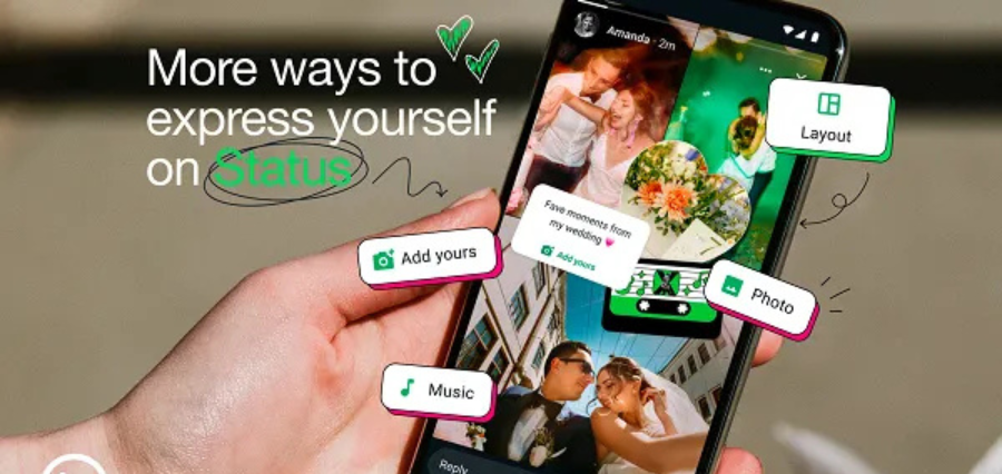WhatsApp Adds Music Sharing and Creative Options to Status Updates